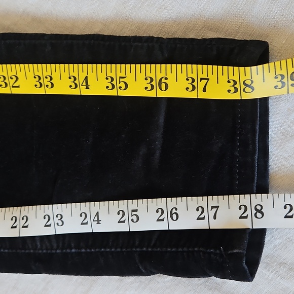 Universal Thread Black Velvet Velour High-Rise Skinny Pants Size 10/30R - Picture 14 of 17